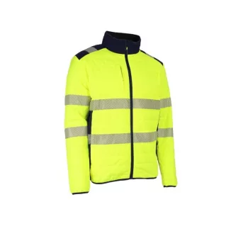 Flake fluo thermo dzseki, sárga/sötétkék