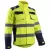 Hibana béleletlen kabát, fluo sárga /sötétkék