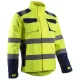 Hibana béleletlen kabát, fluo sárga /sötétkék