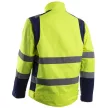 Hibana béleletlen kabát, fluo sárga /sötétkék