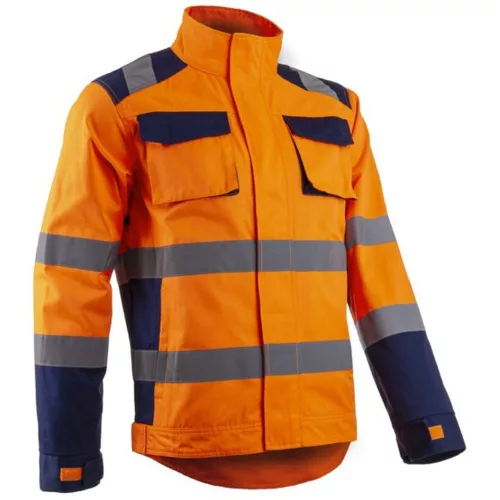Hibana béleletlen kabát, fluo narancs/sötétkék