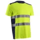 Nekki rövid ujjú póló, fluo sárga/sötétkék