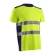Nekki rövid ujjú póló, fluo sárga/sötétkék