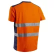 Nekki rövid ujjú póló, fluo narancs/sötétkék