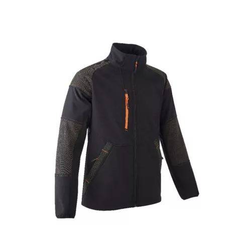 Yuki II softshell dzseki, fekete/narancs