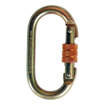Toplock karabiner, csavarmenetes