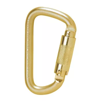 Twist lock acél karabiner 19mm nyit