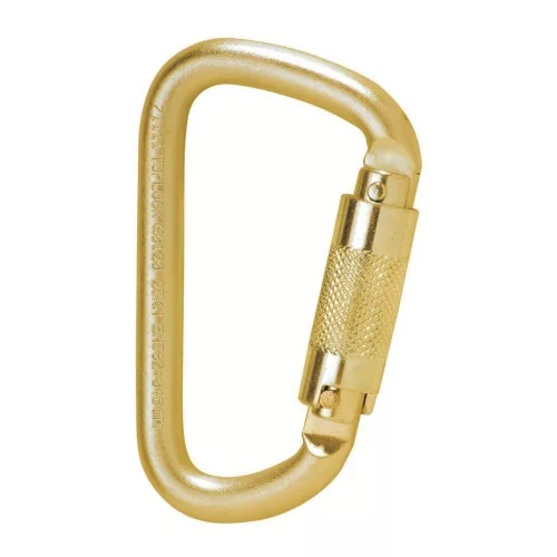 Twist lock acél karabiner 19mm nyit