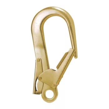 Karabiner kettős rugózárral, 60mm nyílású