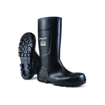 Dunlop Workit Safety S5 PVC csizma, fekete