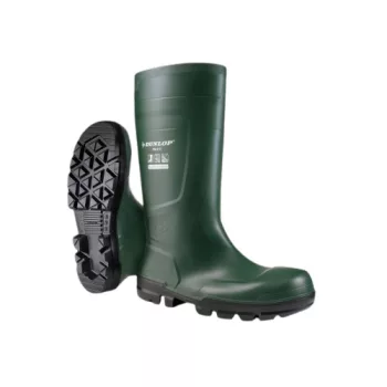 Dunlop Workit Safety S5 PVC csizma, zöld