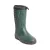 Frost szőrmés csizma kötővel, zöld