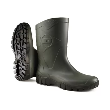 Dunlop Dee rövidszárú PVC csizma, zöld
