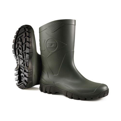 DUNLOP DEE RÖVIDSZÁRÚ PVC CSIZMA, ZÖLD