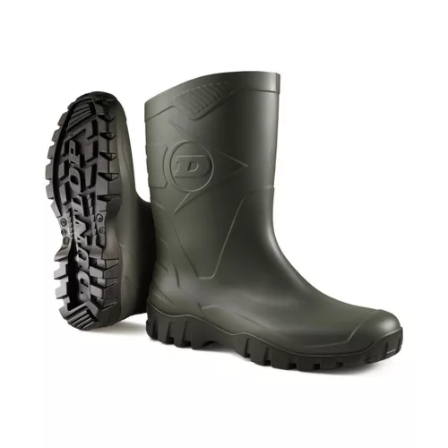 Dunlop Dee rövidszárú PVC csizma, zöld